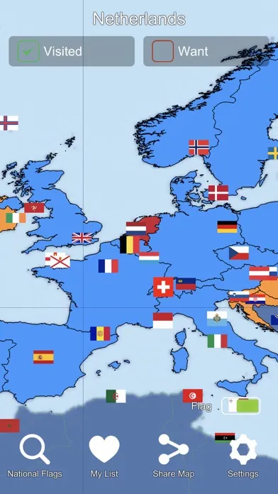 Скриншоты World Flag Map