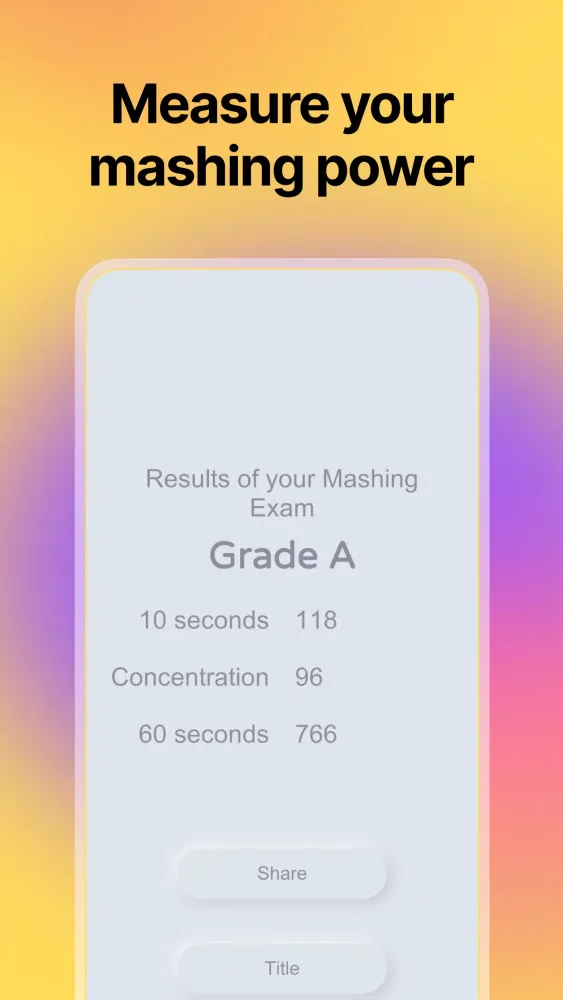 Tap Speed Test Game应用截图
