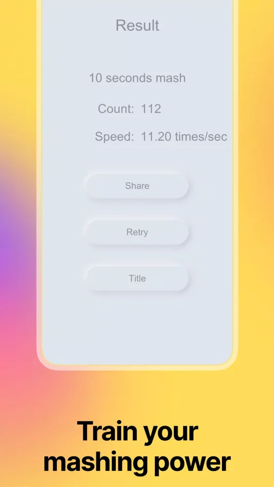 Tap Speed Test Game应用截图