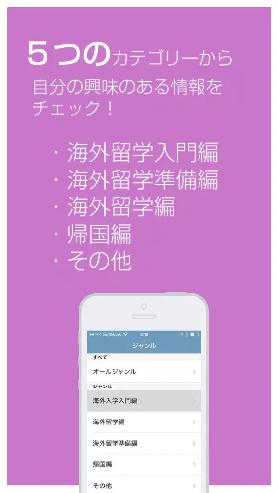 海外留学の基礎を学ぼう！これだけは知っておきたい海外留学入門 Screenshots