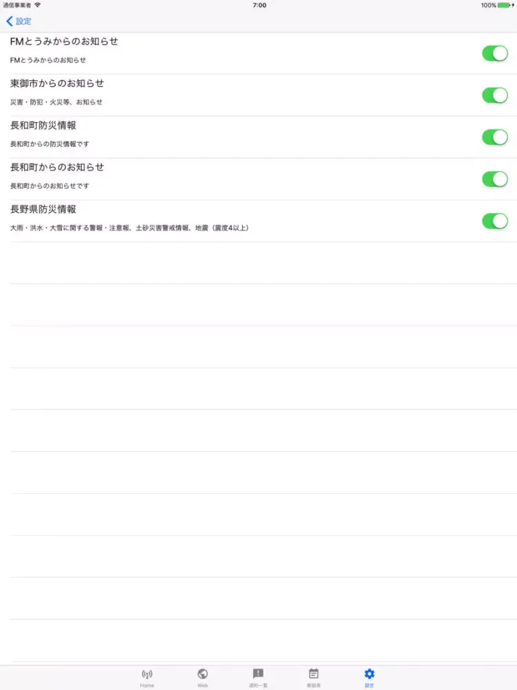 FMとうみ of using FM++ iPad  Screenshots