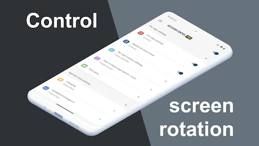 ภาพหน้าจอของ Rotation Control Pro
