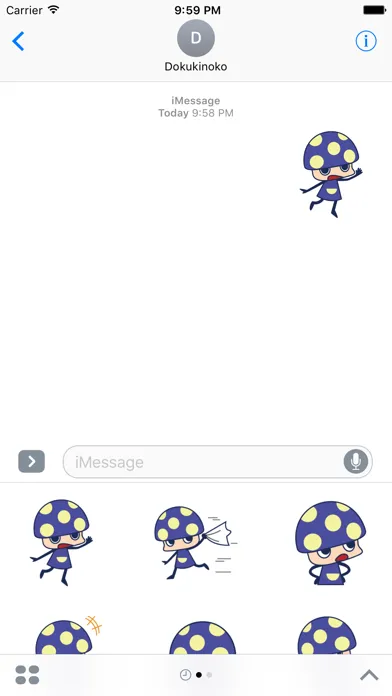 Dokukinoko Sticker स्क्रीनशॉट