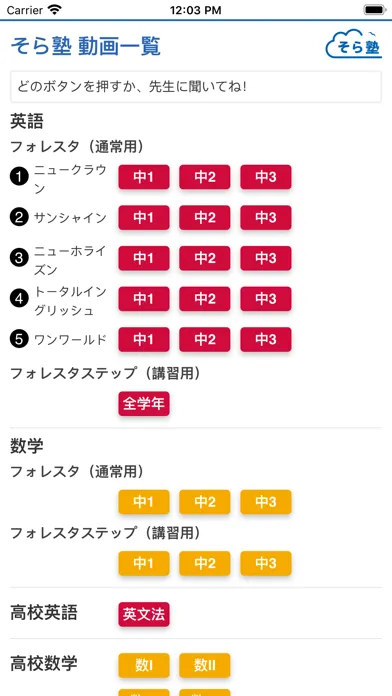 オンライン個別指導 そら塾 Screenshots