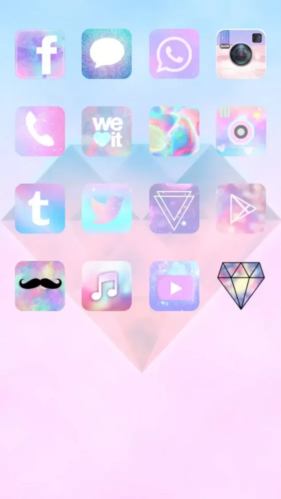 Tangkapan layar CocoPPa - cute icon&wallpaper