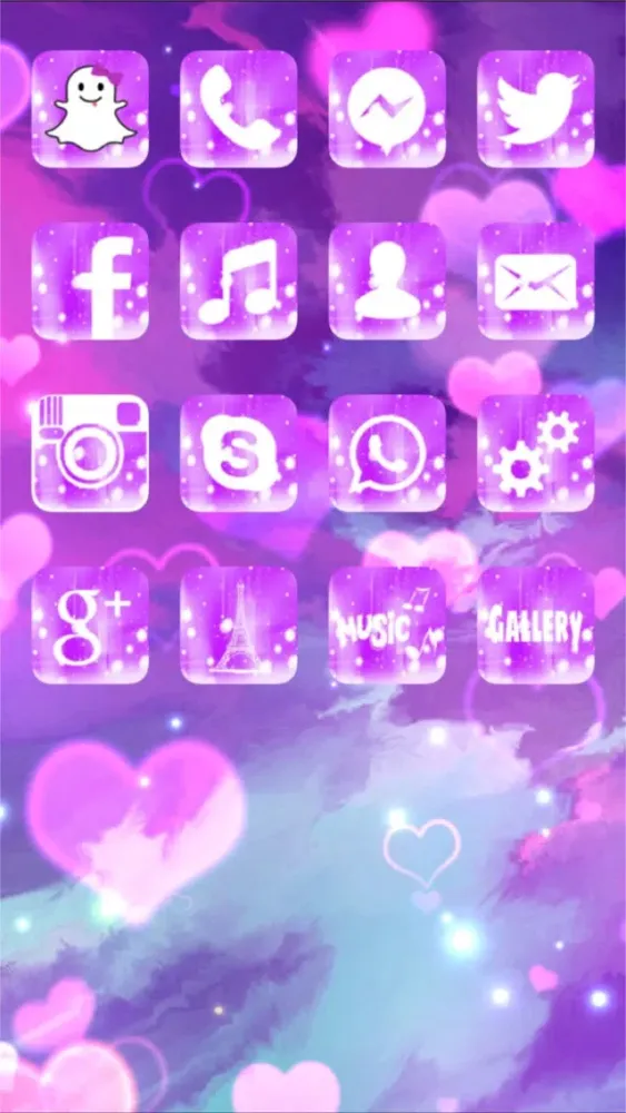 Tangkapan layar CocoPPa - cute icon&wallpaper