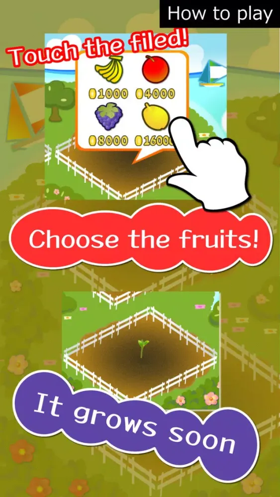 Getting rich quick! Fruits Island- Free touch game for children سکرین شاٹس