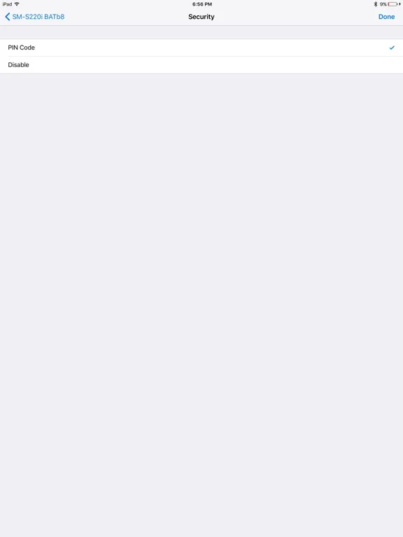 Tangkapan skrin Star Setting Utility iPad 