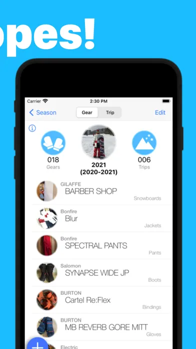 SnowTracks سکرین شاٹس