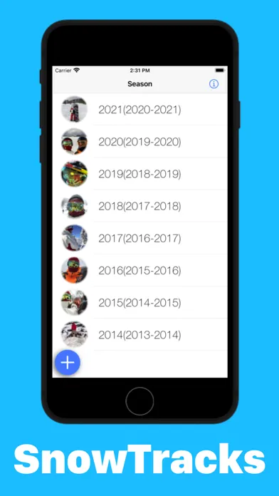 SnowTracks سکرین شاٹس