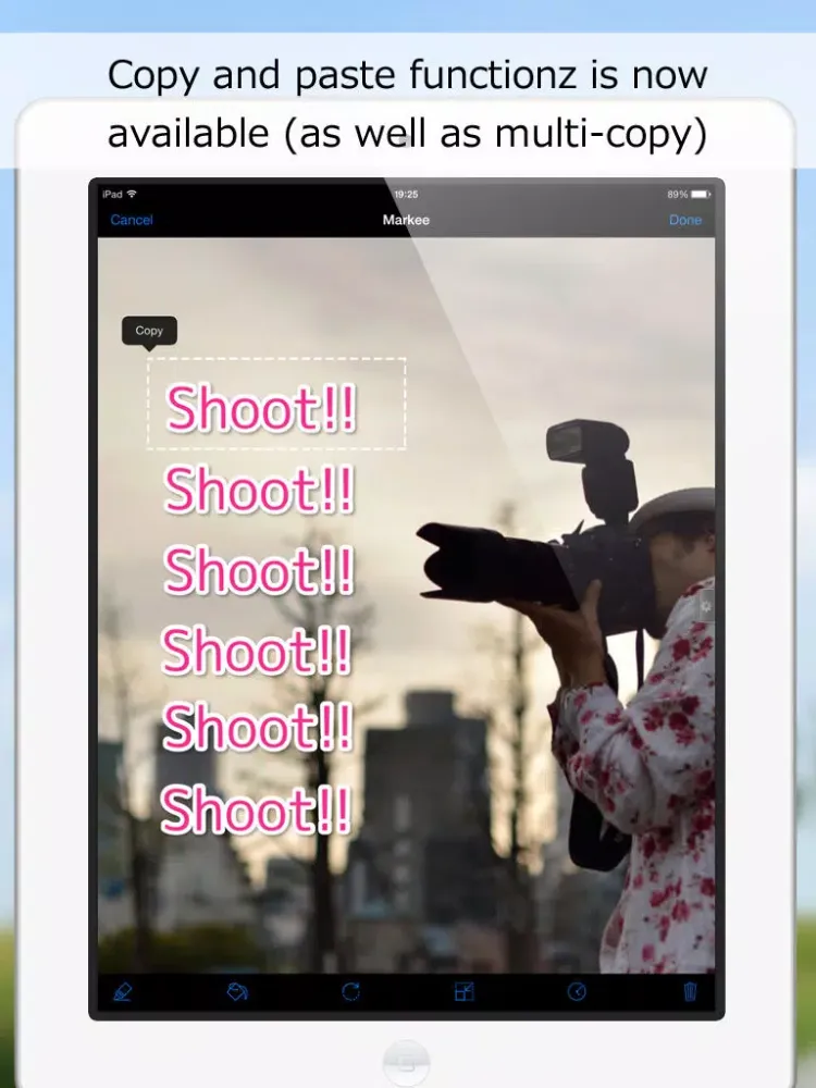 Markee iPad 应用截图