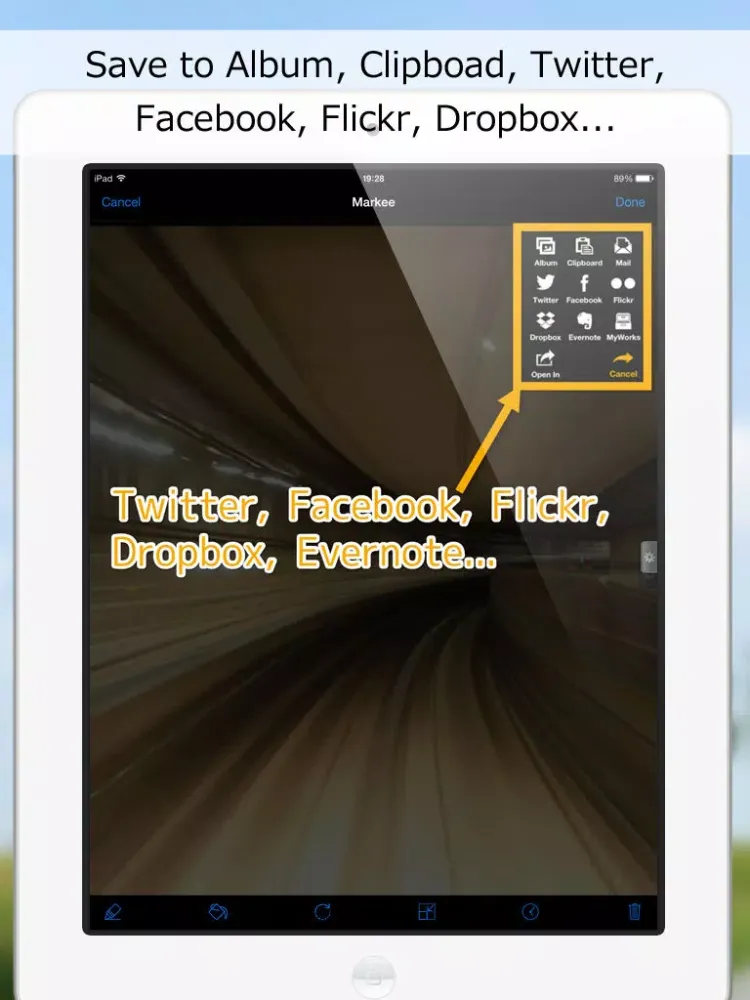 Markee iPad 应用截图