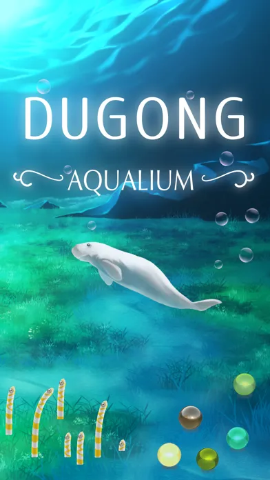 Tangkapan layar Aquarium dugong simulation