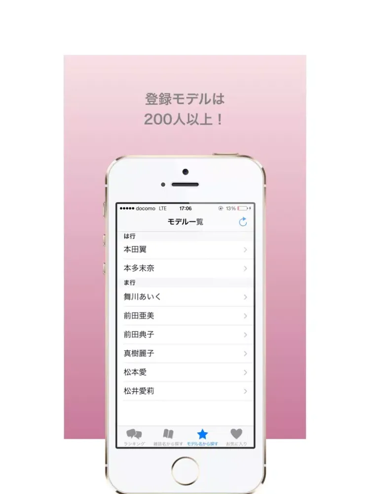 モデルBlogカタログ iPad  Screenshots