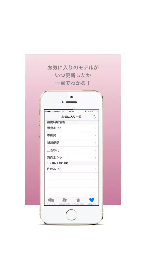 モデルBlogカタログ Screenshots