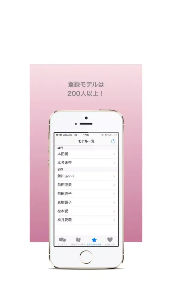 モデルBlogカタログ Screenshots