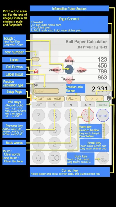 تصاویر Rolled Paper Calculator Flat