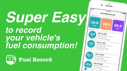 Fuel Record: Mileage Log App应用截图
