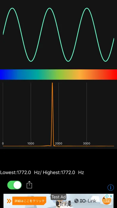 Sound Oscilloscope Ekran Görüntüleri