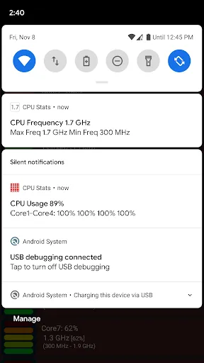 CPU Stats Ekran Görüntüleri