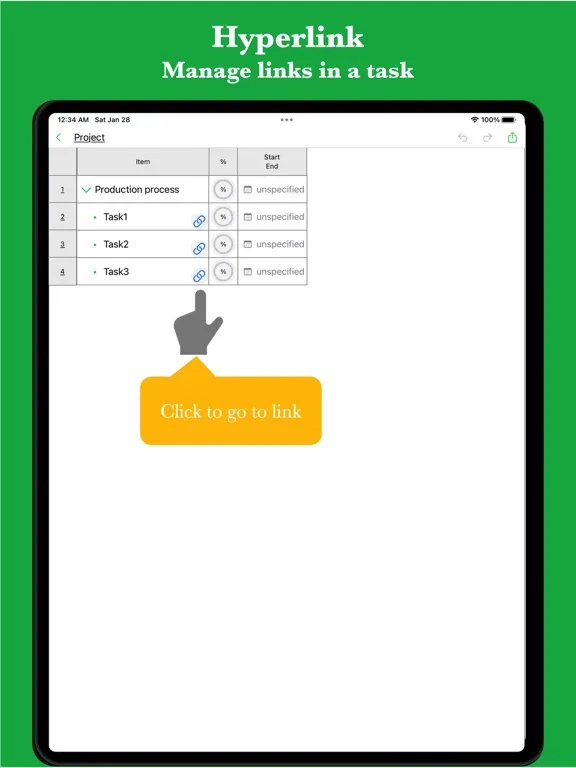 iGanttChart: Gantt Chart App iPad 应用截图