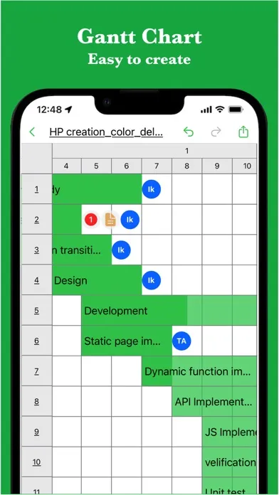 iGanttChart: Gantt Chart App应用截图