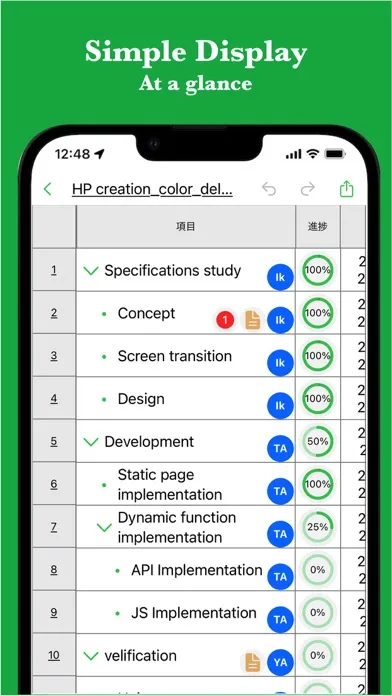 iGanttChart: Gantt Chart App应用截图
