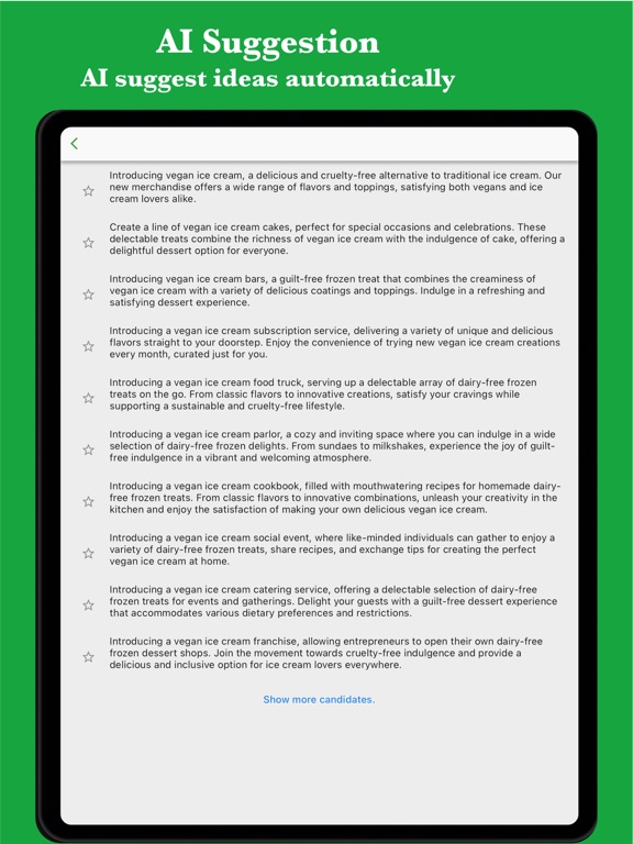 ภาพหน้าจอของ Idea AI - Blend Key Concepts iPad 