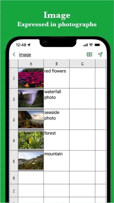# Simple Table - Note as table Screenshots