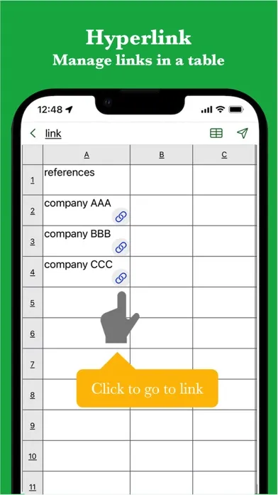 # Simple Table - Note as table Screenshots