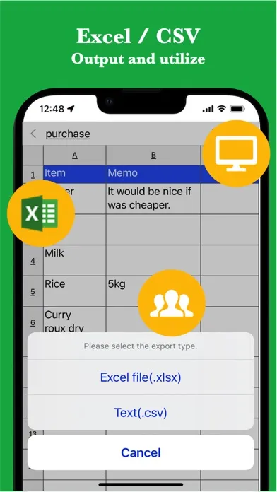 # Simple Table - Note as table Screenshots