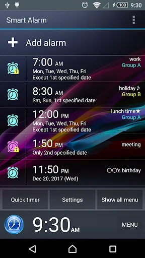 Screenshot di Smart Alarm (Alarm Clock)