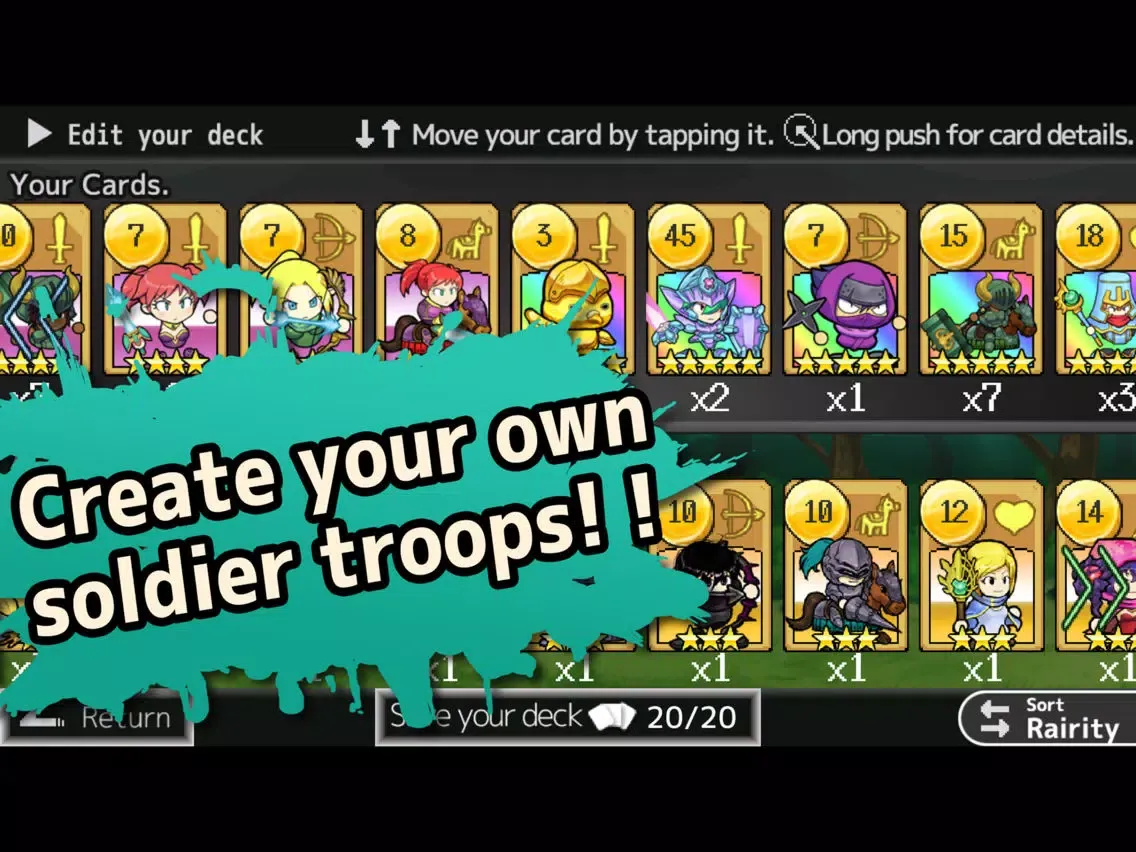 Capturas de pantalla de King of the Soldiers:TCG&TD iPad 