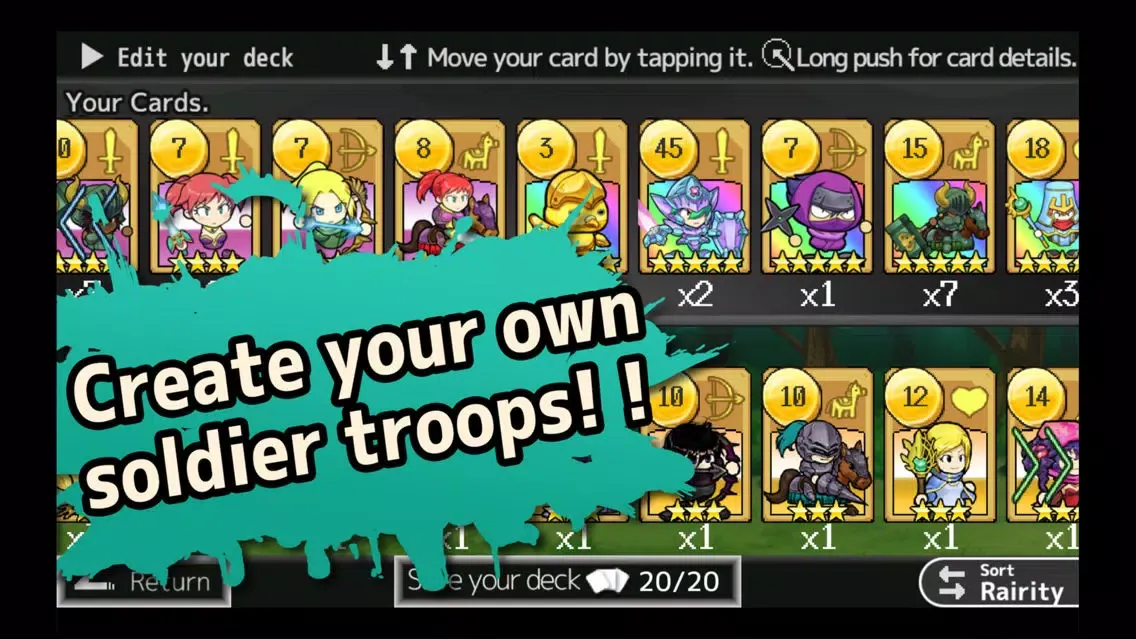 Capturas de pantalla de King of the Soldiers:TCG&TD