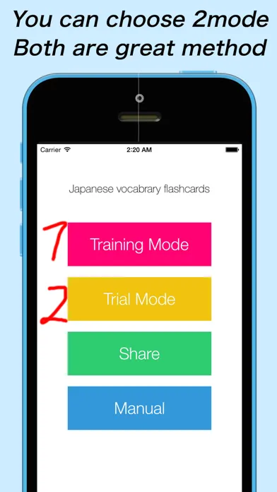 Japanese vocabulary flashcards(Free learning)应用截图