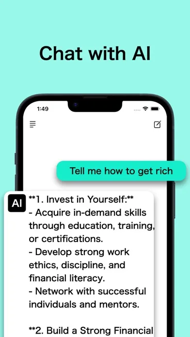 Screenshot di Gem AI - Chatbot