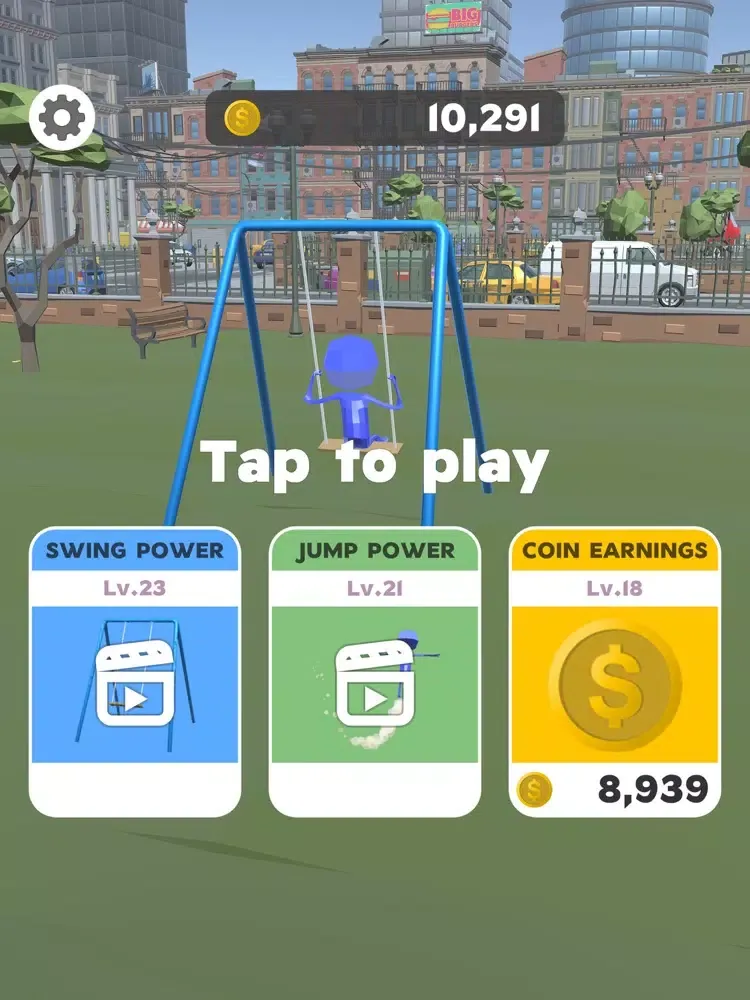 Farthest Swing Jump iPad  Screenshots