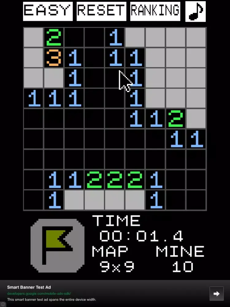 ภาพหน้าจอของ MineSweeper[Simple] iPad 