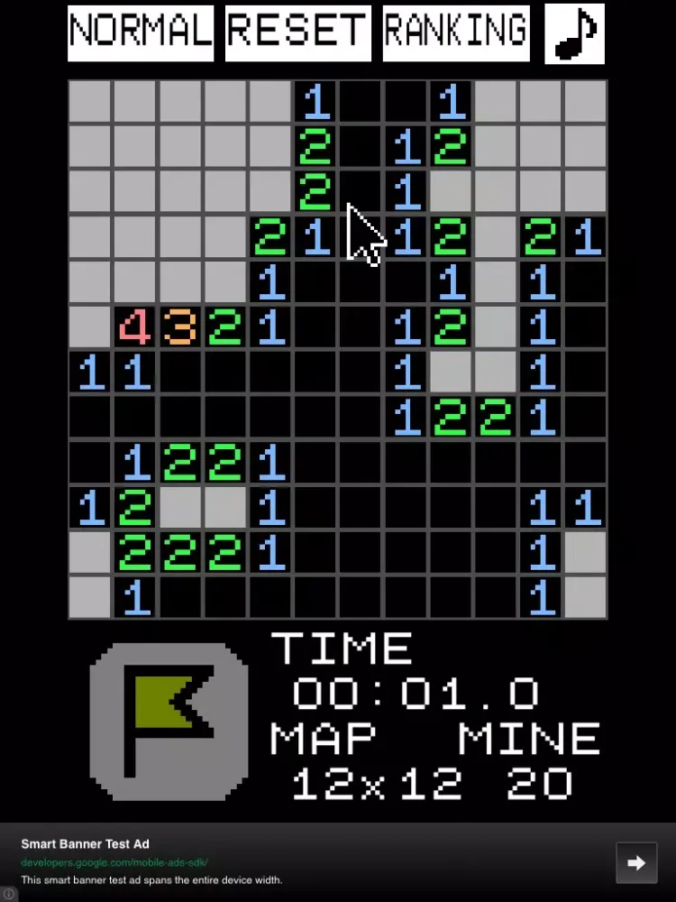 ภาพหน้าจอของ MineSweeper[Simple] iPad 