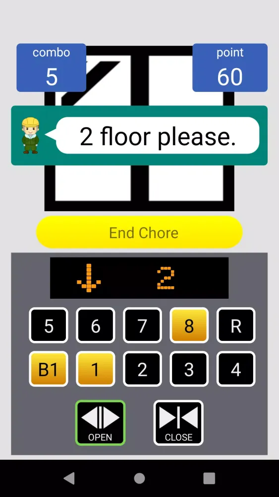 Tangkapan skrin Elevator Simulator for Kids