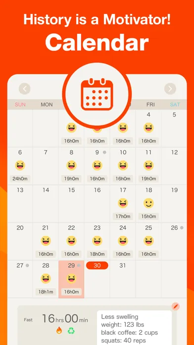 Fasting Timer: 16/8 Fast Timer 스크린샷