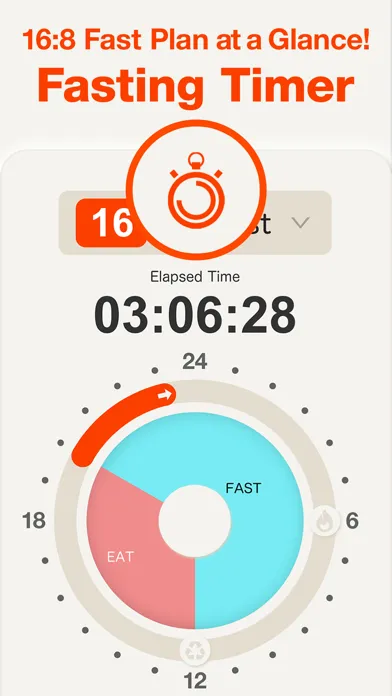 Fasting Timer: 16/8 Fast Timer 스크린샷