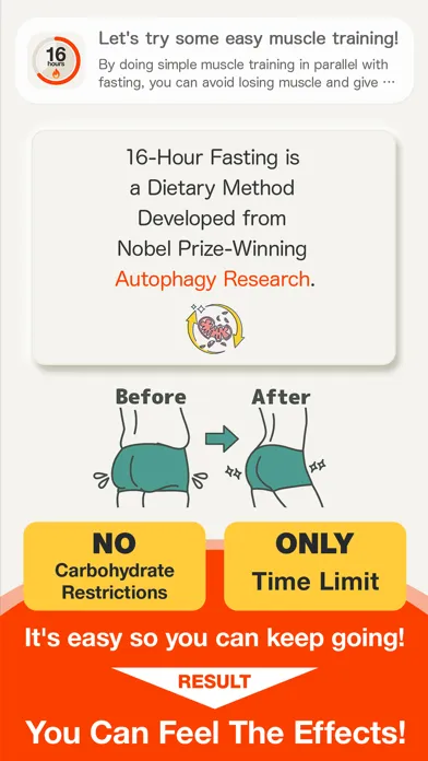 Fasting Timer: 16/8 Fast Timer 스크린샷