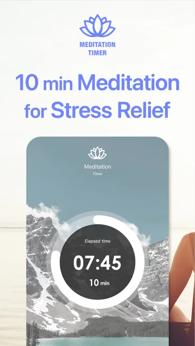 Tangkapan skrin Meditation Timer: Bell & Music
