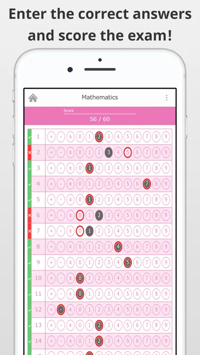 Capturas de tela do Smart Bubble Sheet