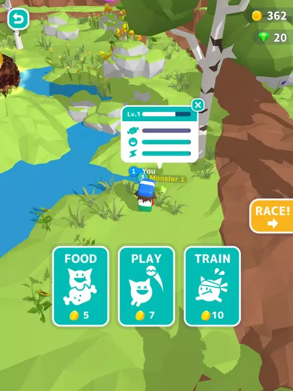 Battlemon | Race Battle iPad  스크린샷