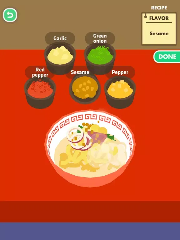 Tangkapan layar My Ramen Bar iPad 