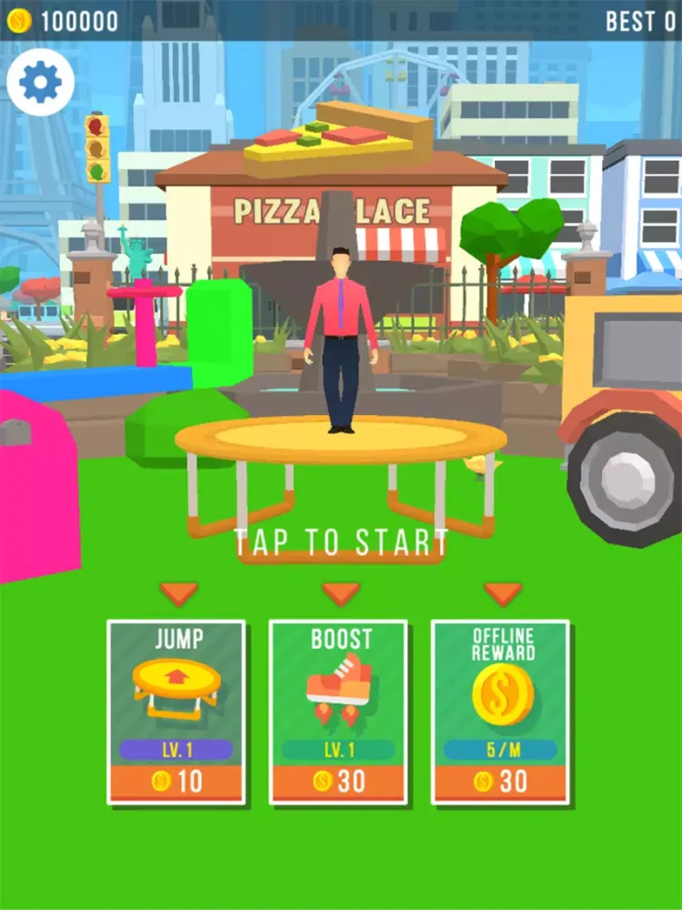 تصاویر Trampoline Man iPad 