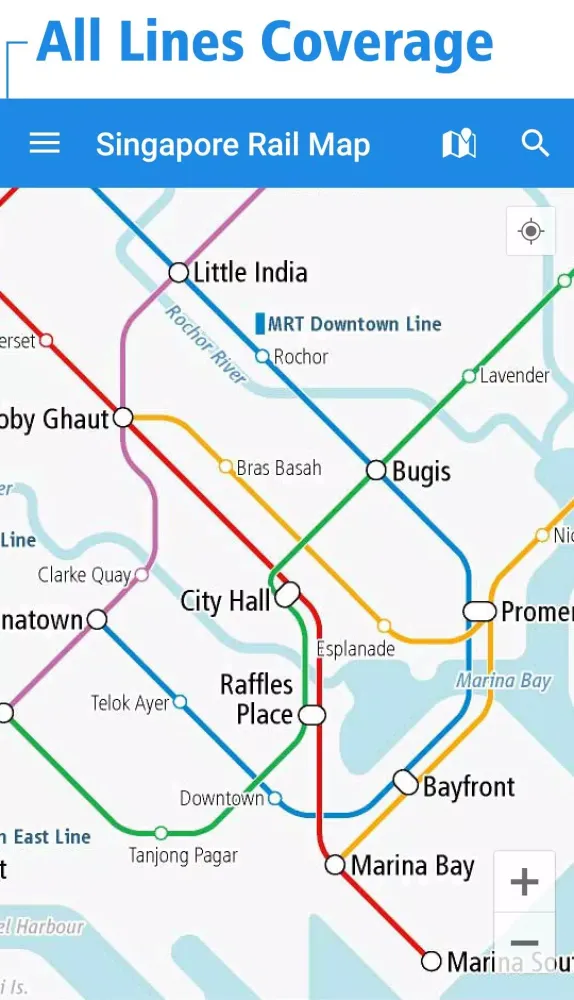Singapore Rail Map應用截圖