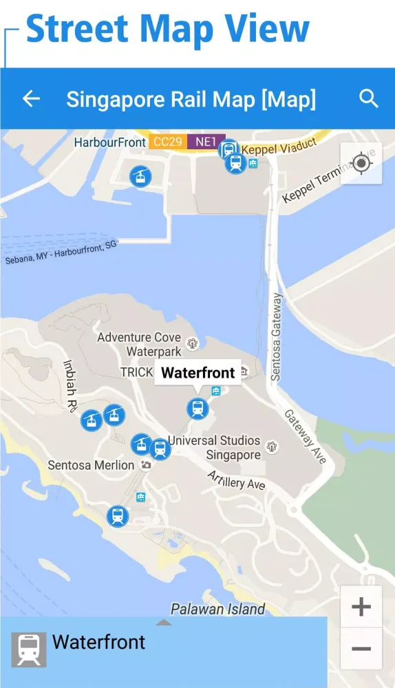 Singapore Rail Map應用截圖
